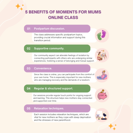 Benefits of online class for mums 